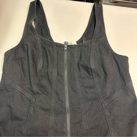 Universal Thread | Black Denim Midi Dress - Picture 5 of 7